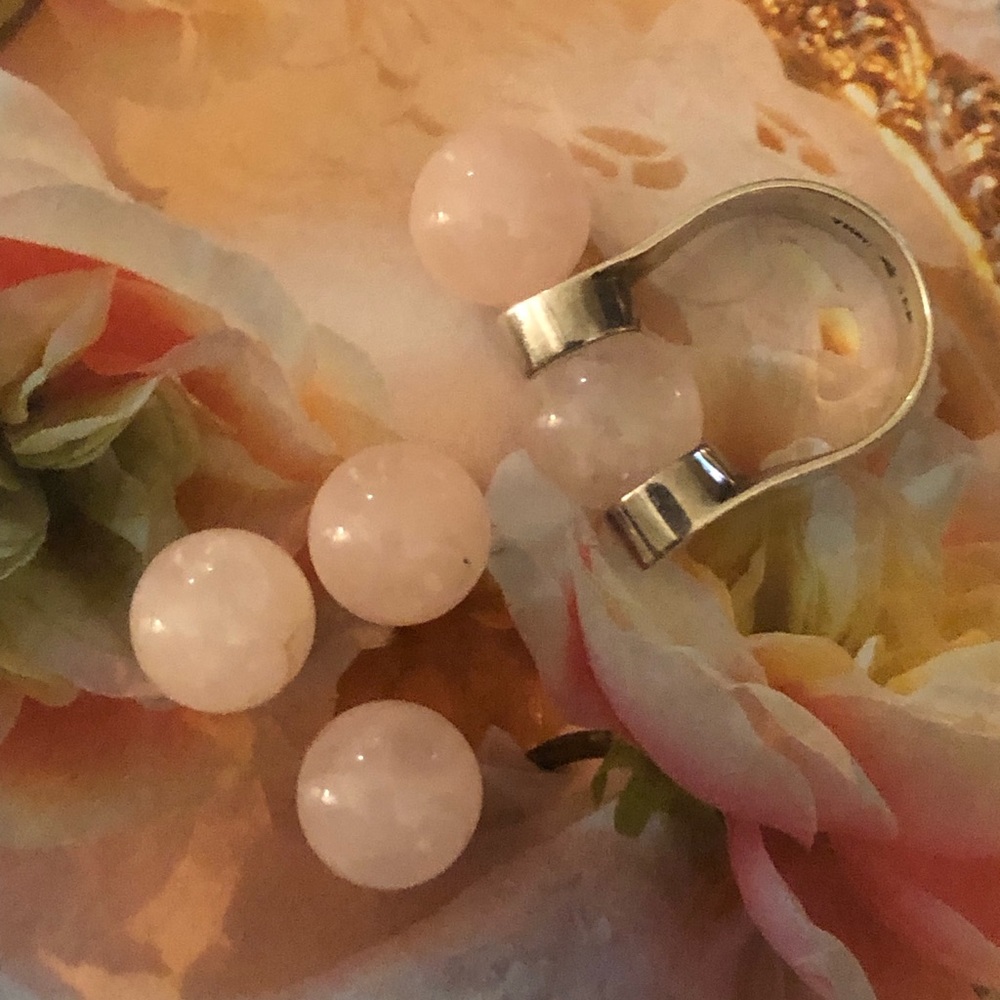 Rose Quartz Natural Gemstones for Silpada ring.
